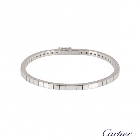 Cartier White Gold Lanieres Bracelet